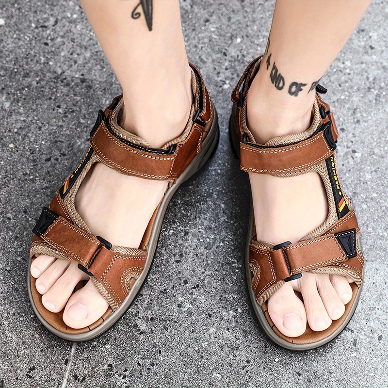 Bennett™ | AirCushion Adjustable Leather Sandals