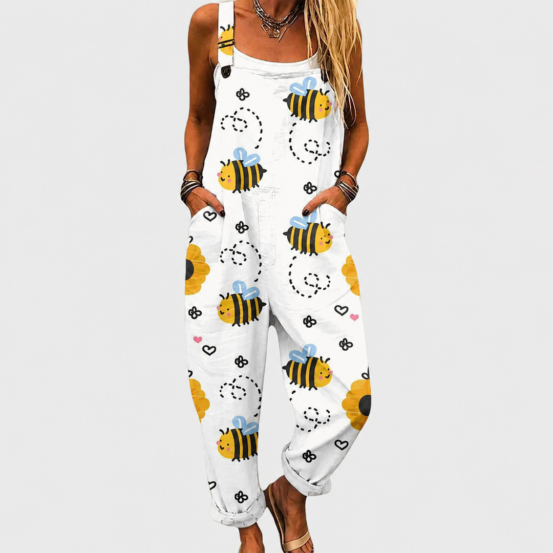 Cozy Patterned Jumpsuit
