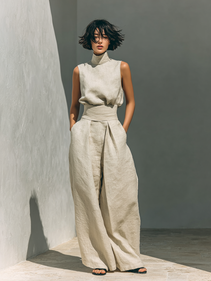 Arielle™ | Sandstone Linen Blend Set