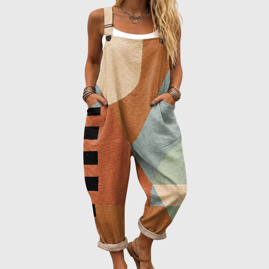 Cozy Patterned Jumpsuit