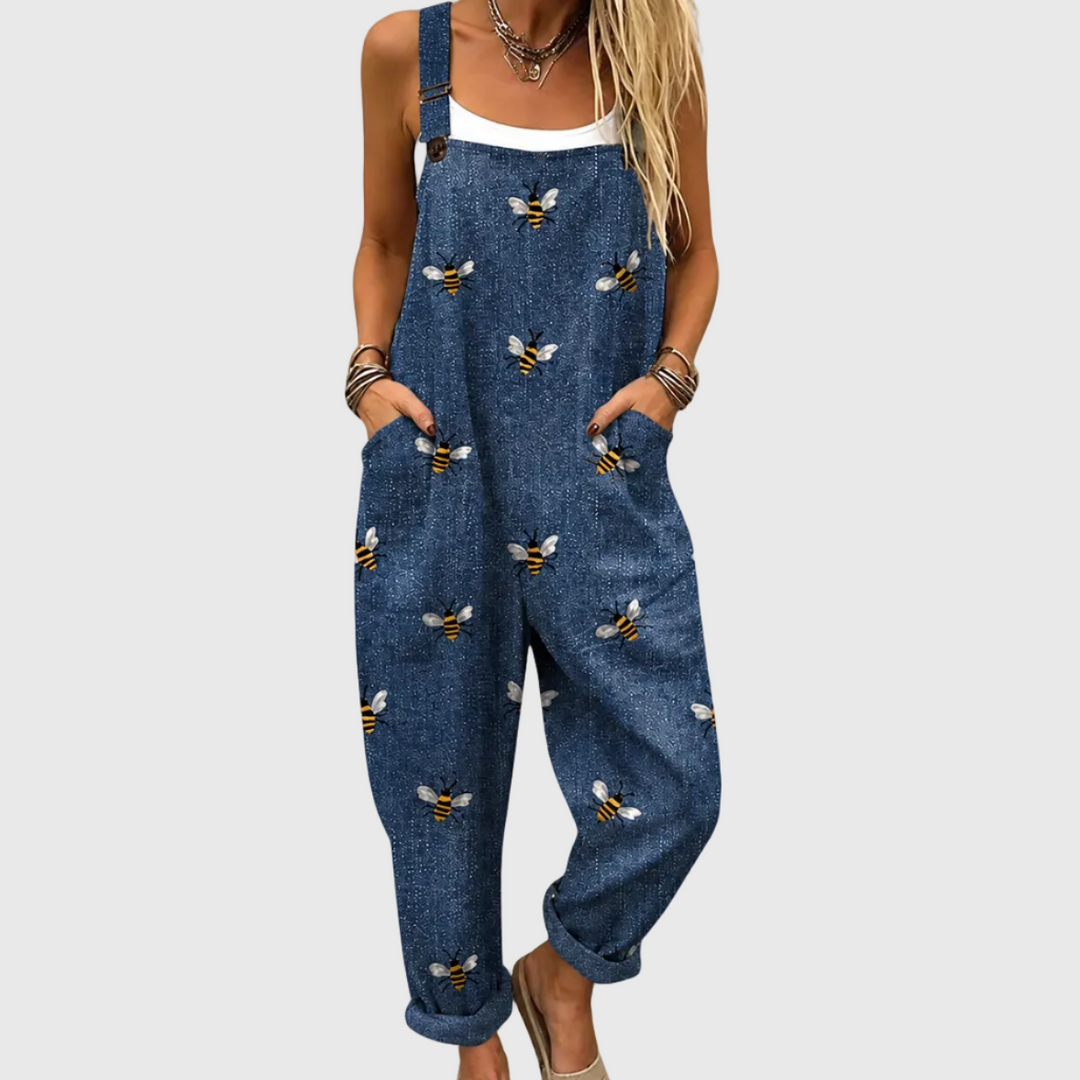 Cozy Graphic Jumpsuit