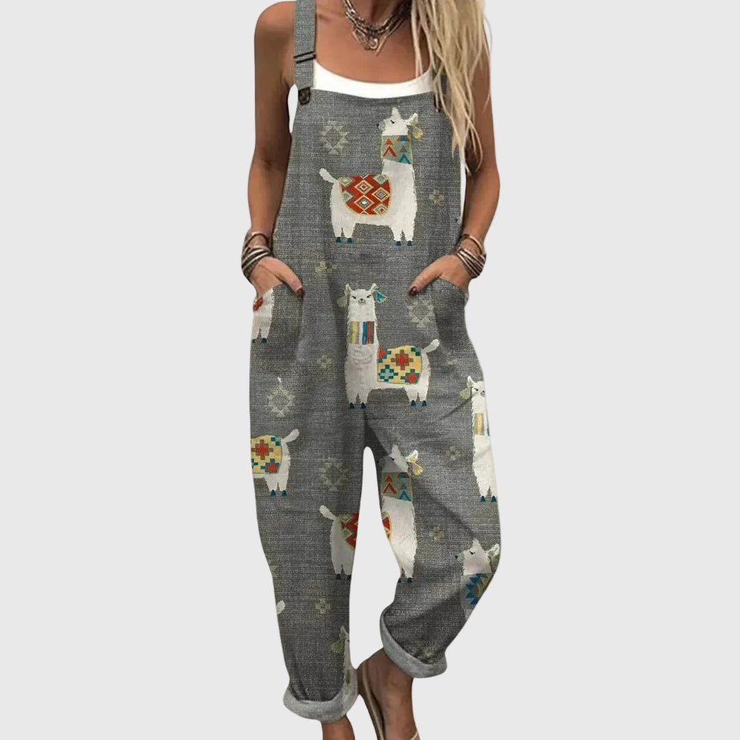 Cozy Printed Jumpsuit