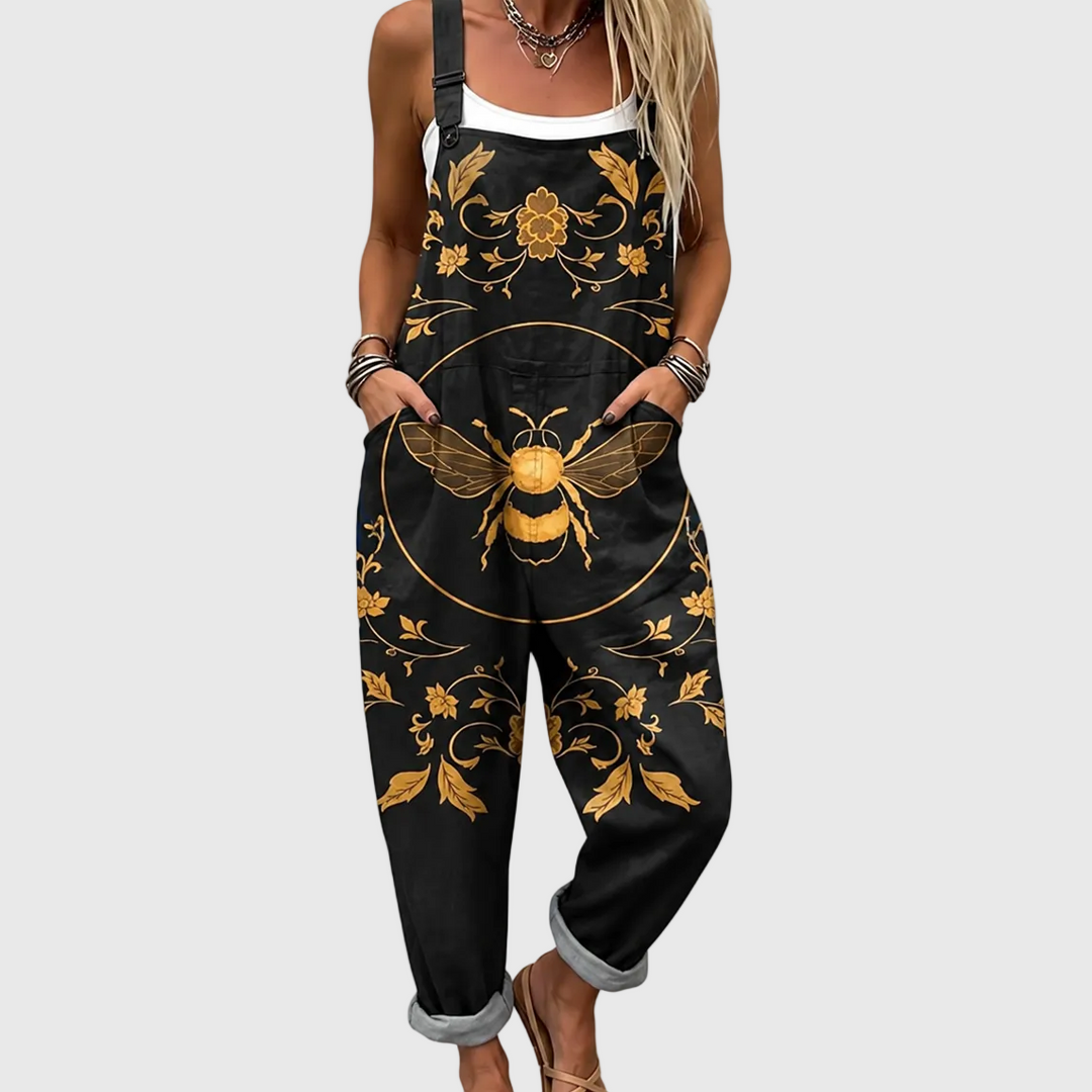 Cozy Printed Jumpsuit