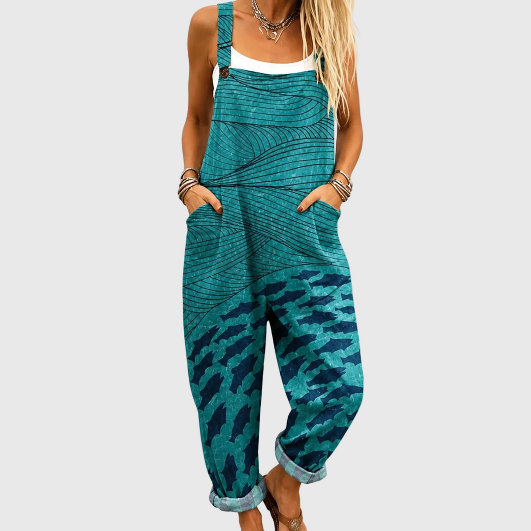 Cozy Graphic Jumpsuit