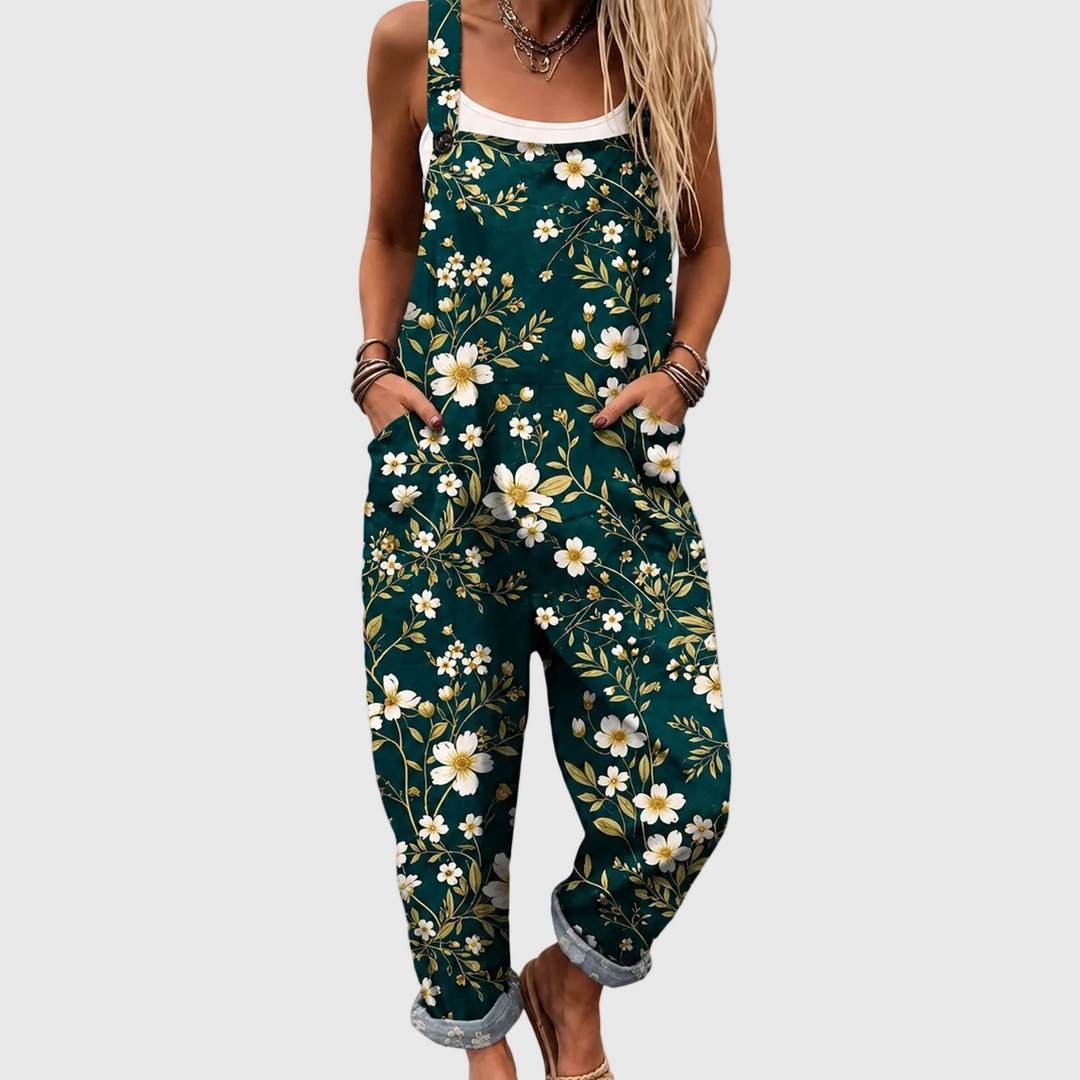Cozy Patterned Jumpsuit