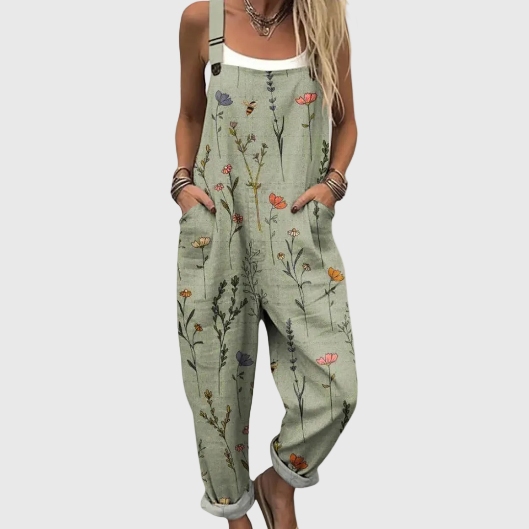 Cozy Patterned Jumpsuit