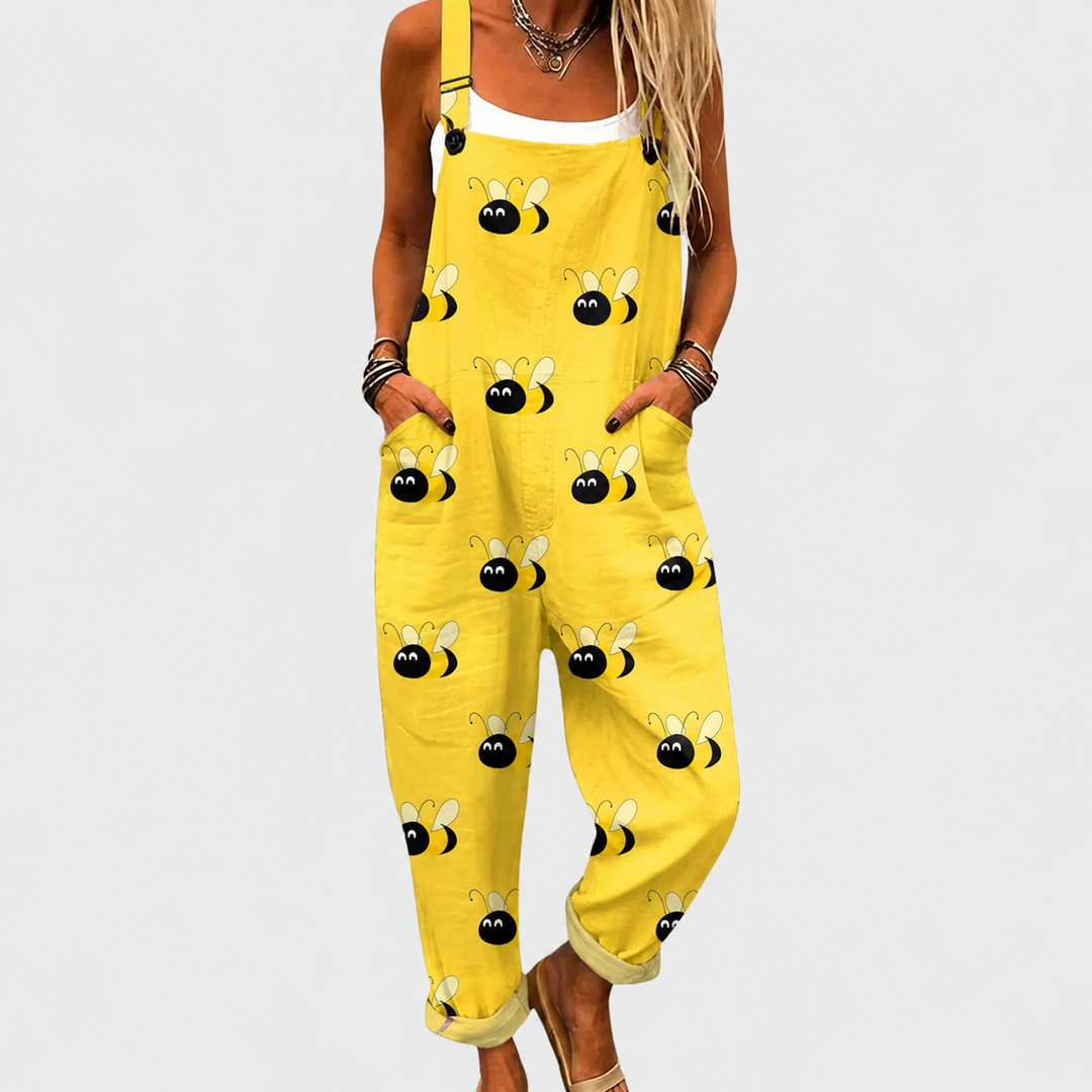 Cozy Graphic Jumpsuit