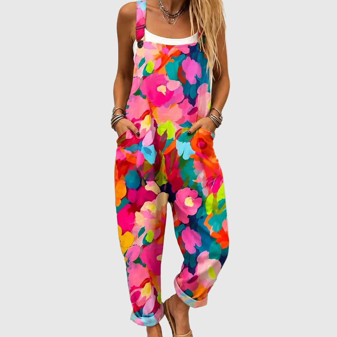 Cozy Printed Jumpsuit