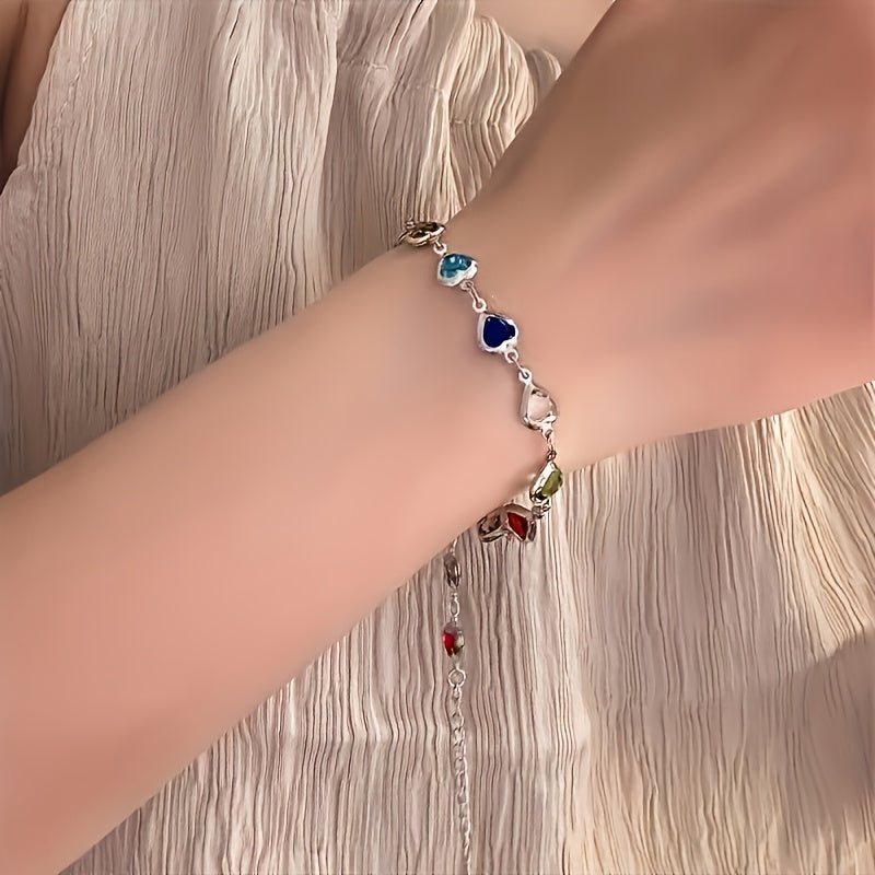 Distinctive Heart-Designed Bracelet