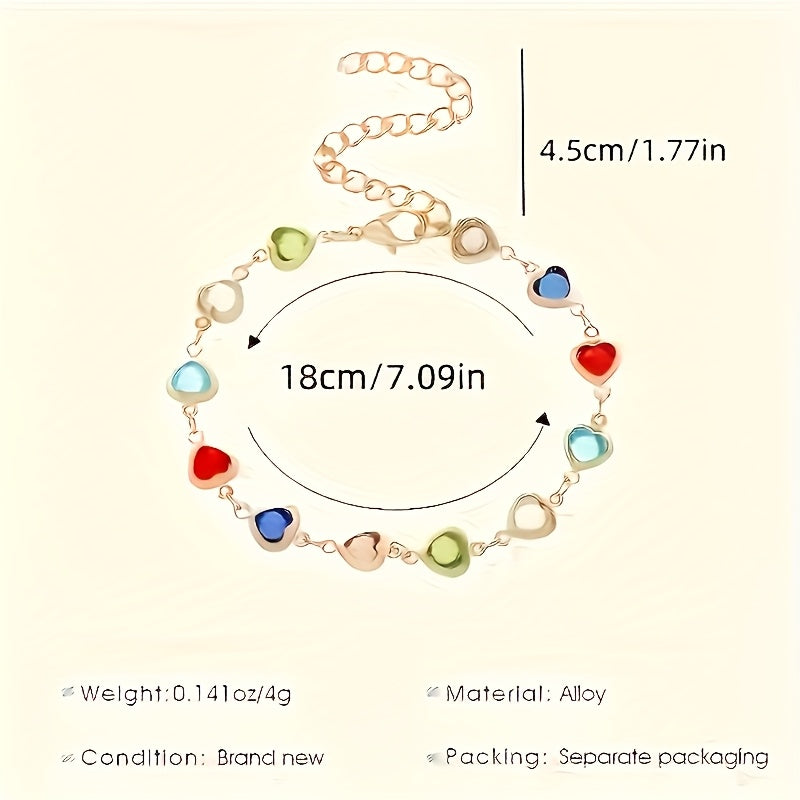 Distinctive Heart-Designed Bracelet