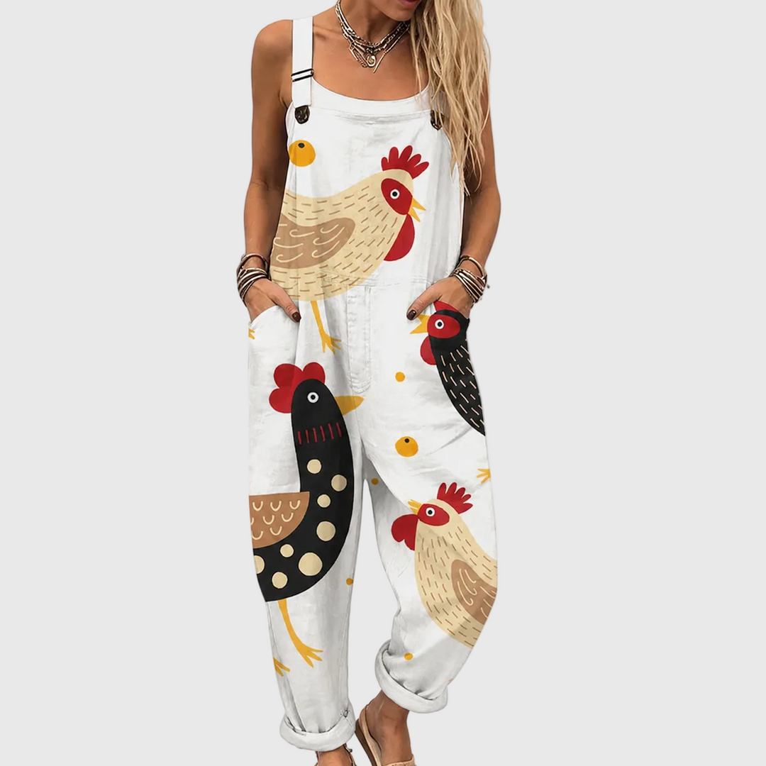 Cozy Printed Jumpsuit