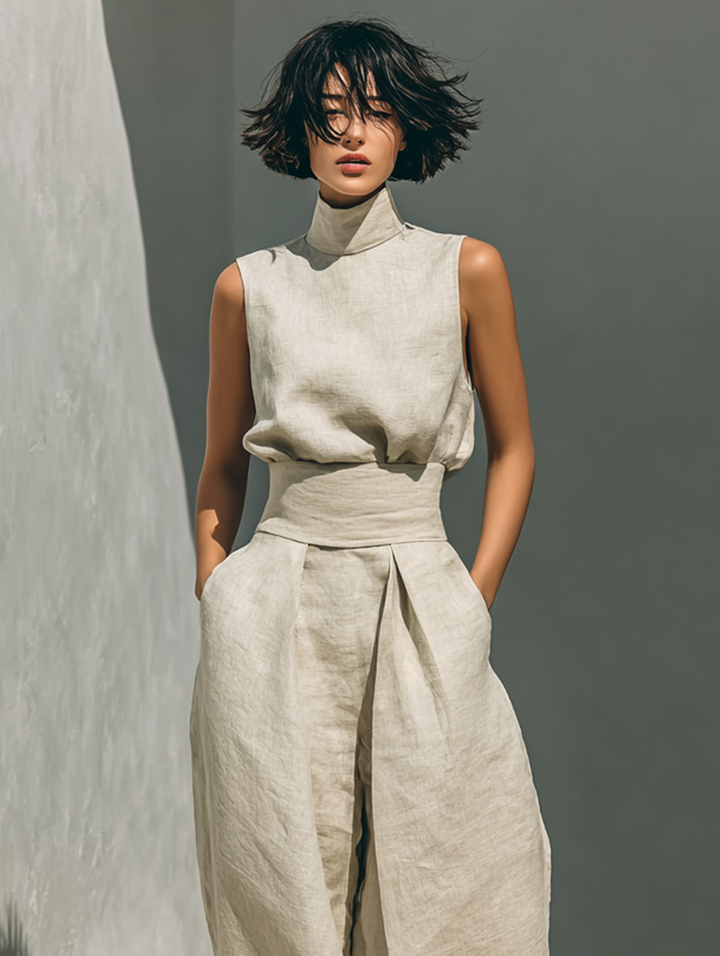 Arielle™ | Sandstone Linen Blend Set