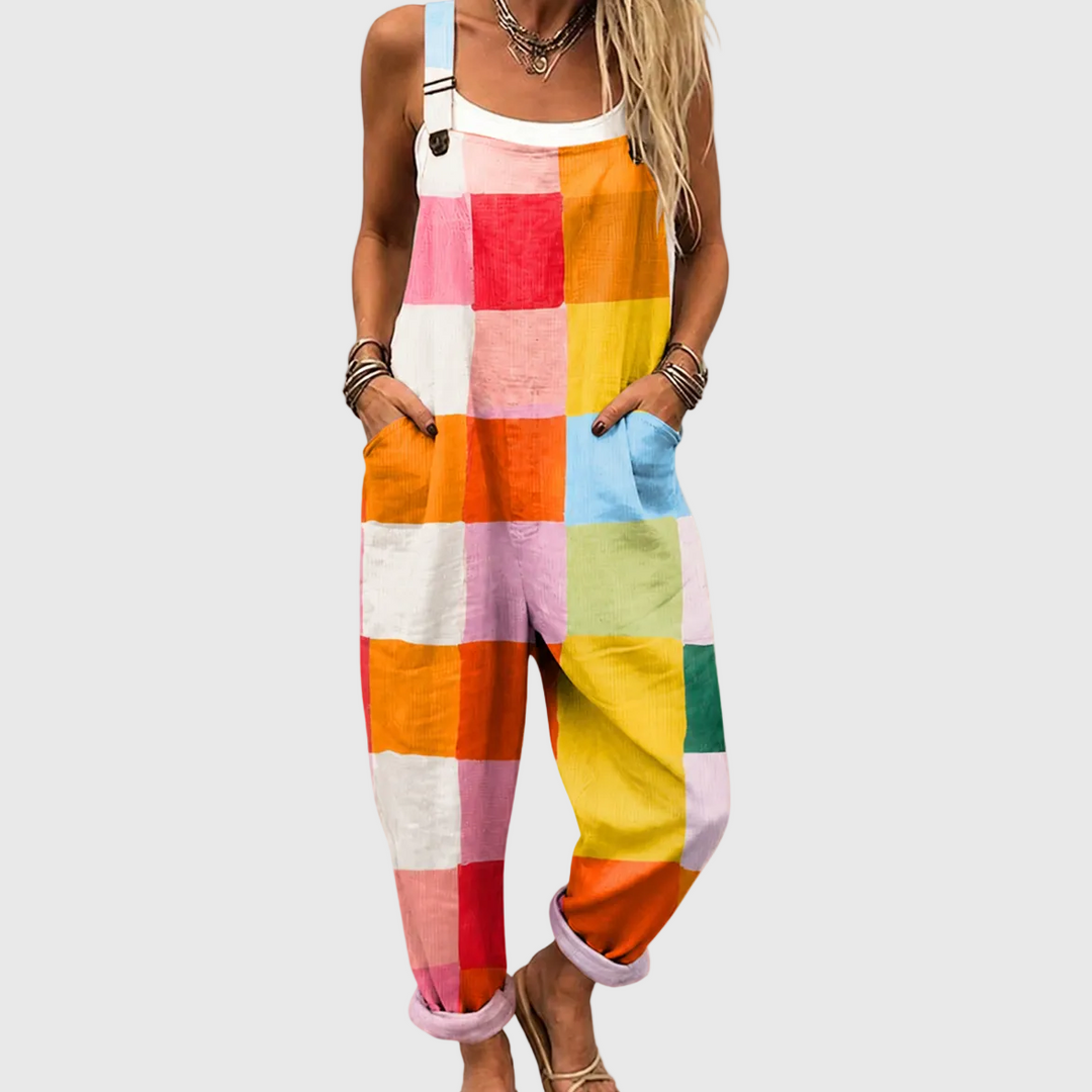 Cozy Patterned Jumpsuit