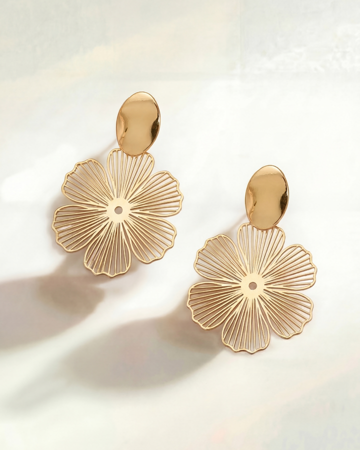 Fiore Non-Piercing Clip-On Earrings