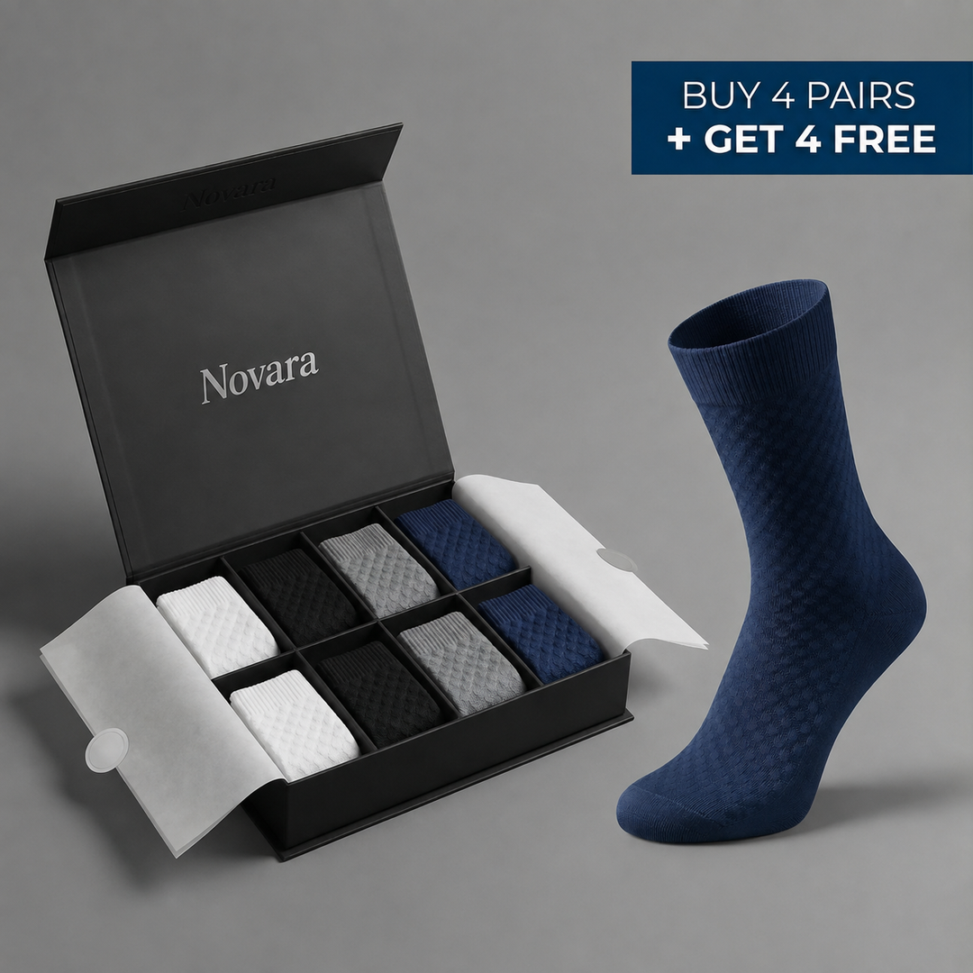 Novara™ | Premium Bamboo Fibre Crew Socks