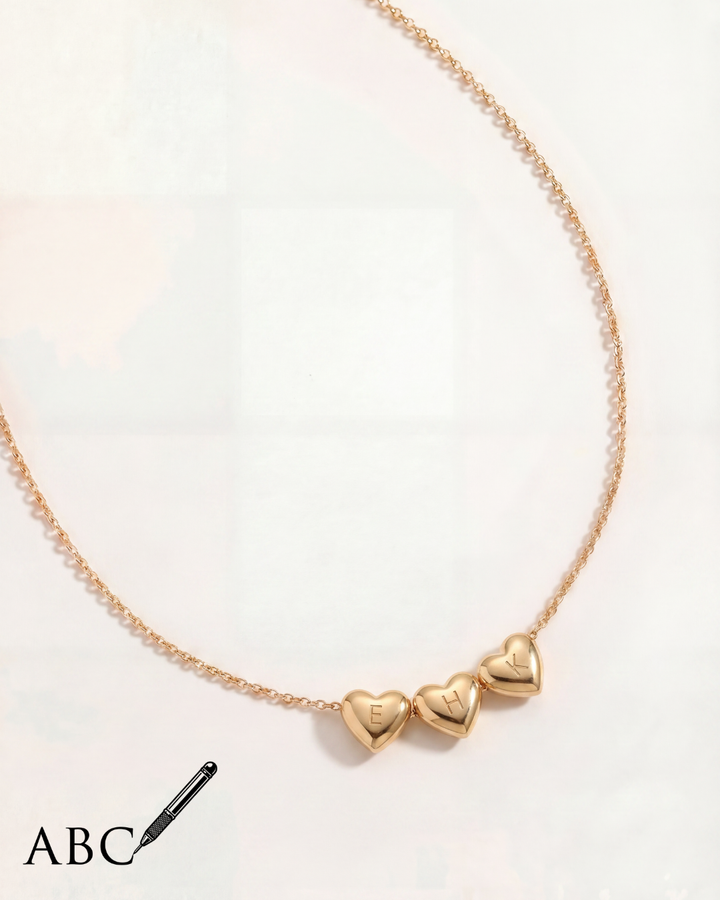 Customizable Amarin Necklace with Your Chosen Initials