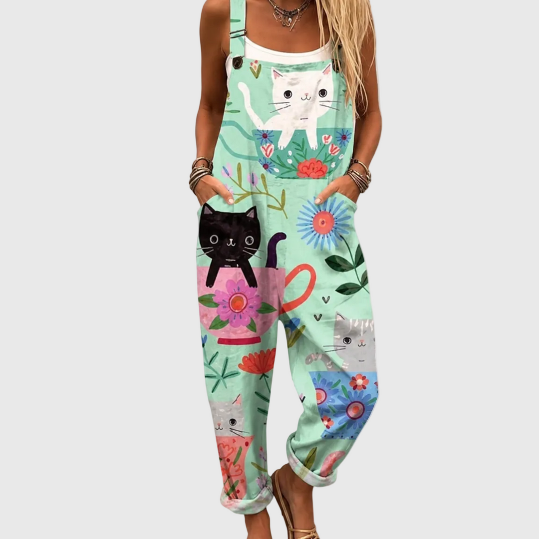 Cozy Printed Jumpsuit