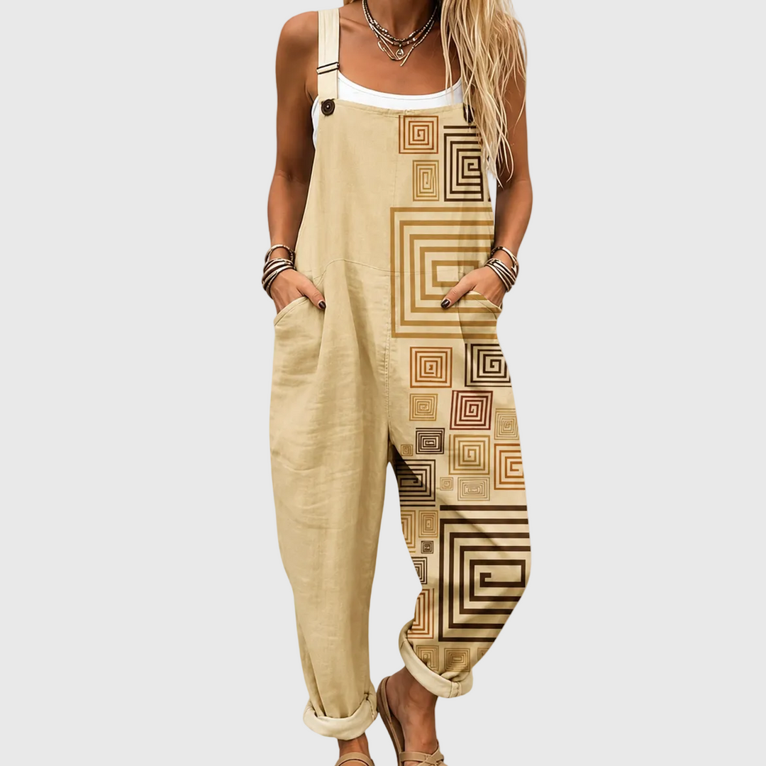 Cozy Graphic Jumpsuit