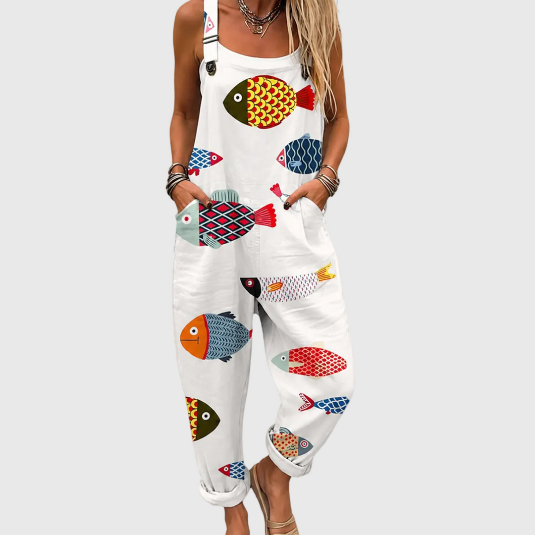 Cozy Patterned Jumpsuit