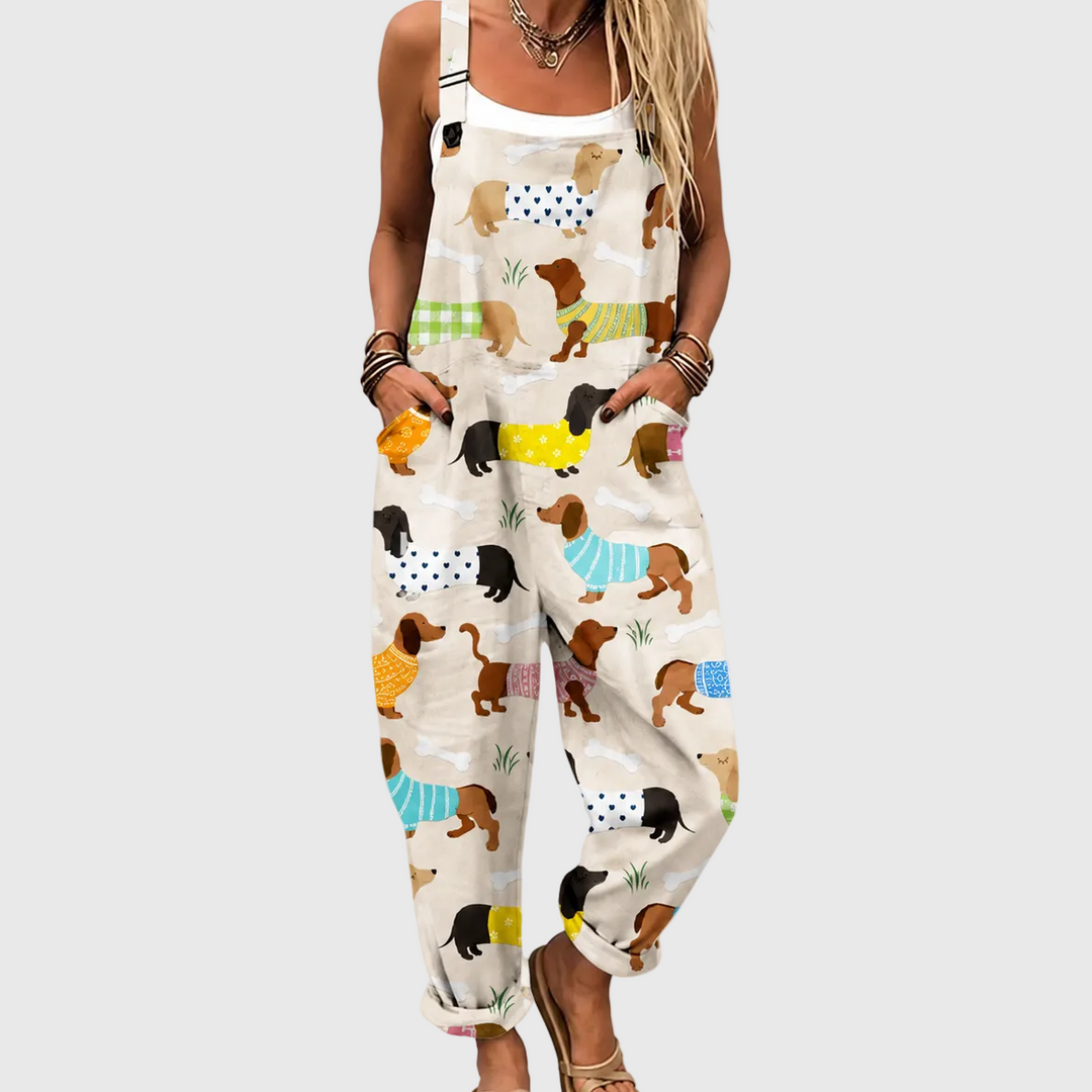 Cozy Printed Jumpsuit
