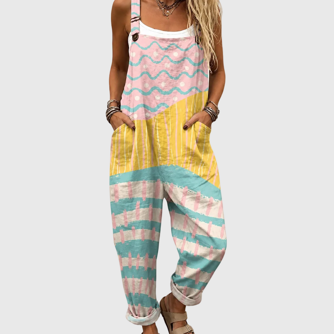 Cozy Graphic Jumpsuit