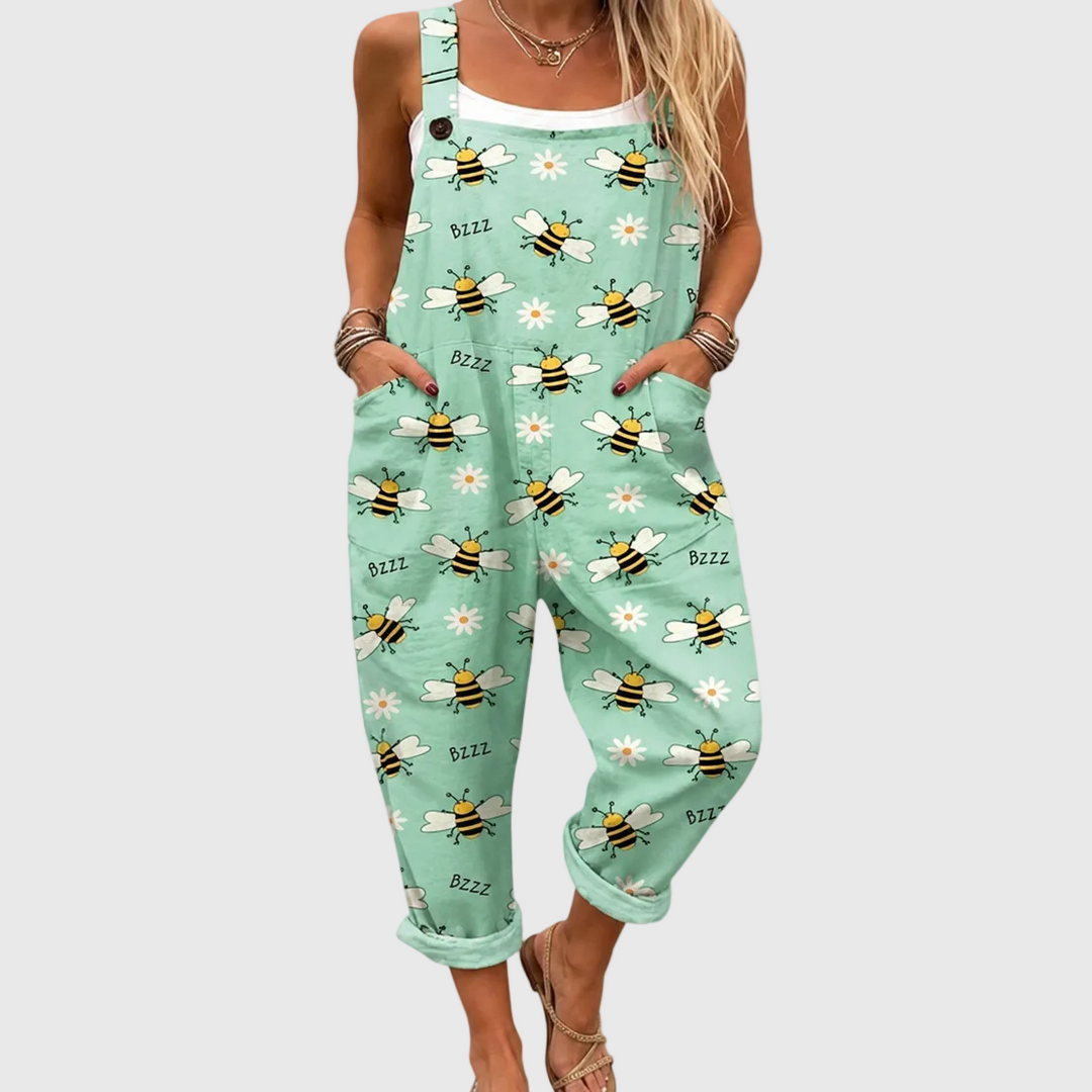 Cozy Graphic Jumpsuit