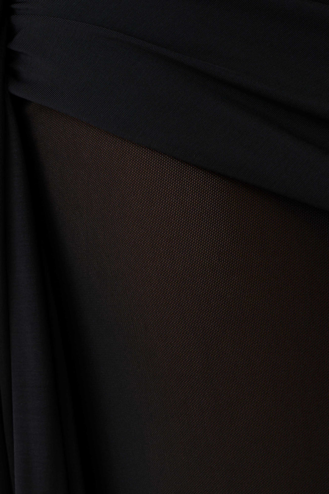 Asher Slinky One Shoulder Maxi Dress - Black