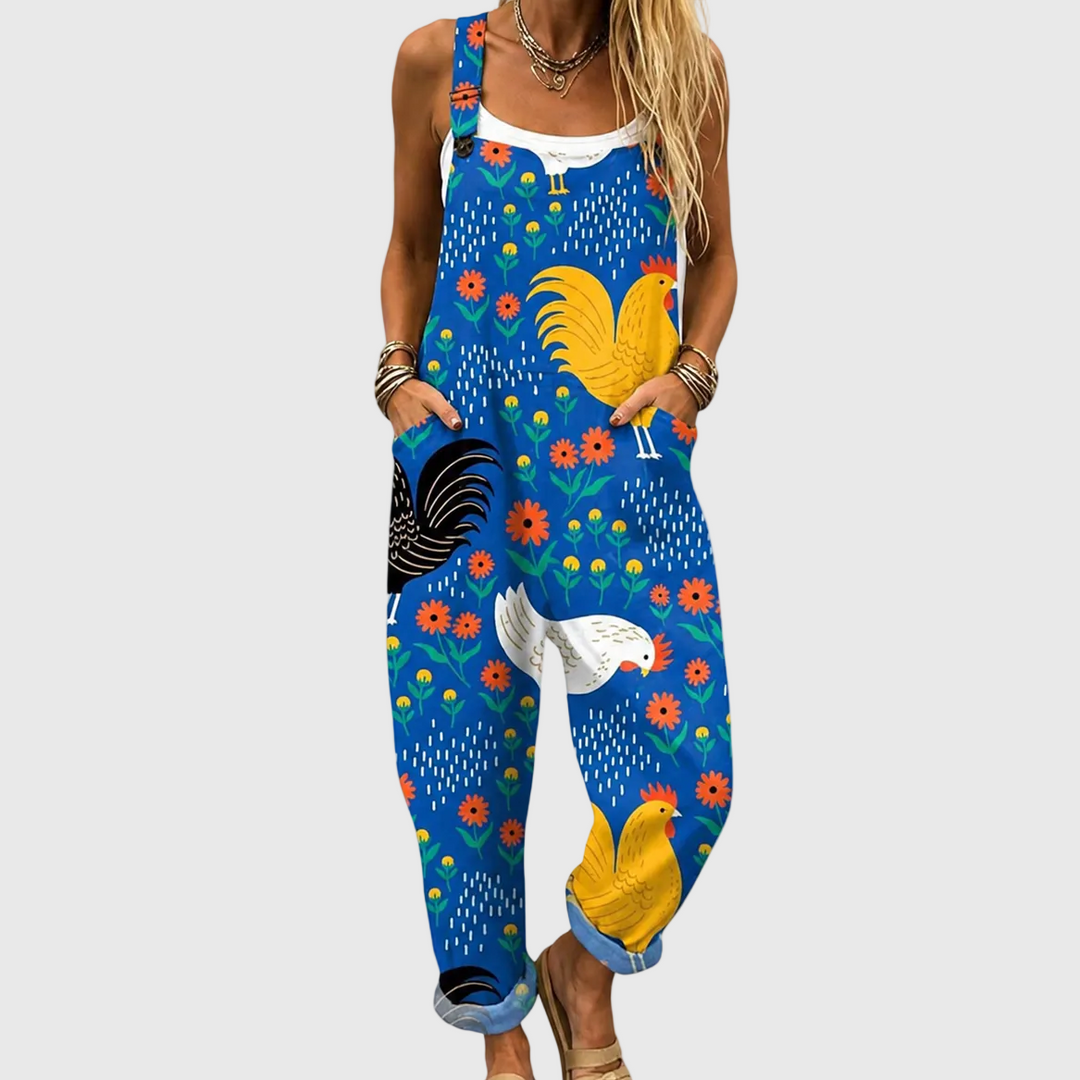 Cozy Printed Jumpsuit