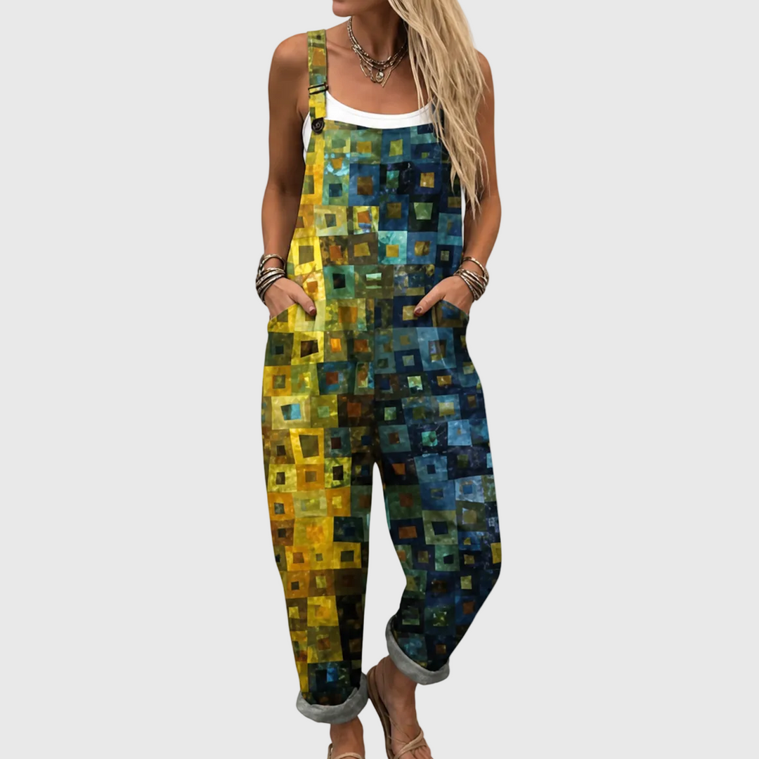 Cozy Printed Jumpsuit