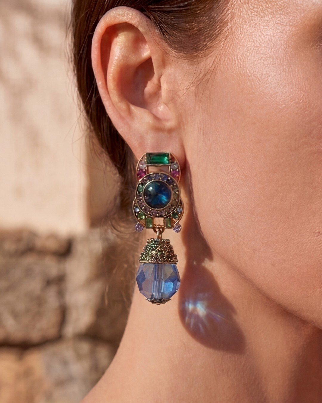 Coralia Non-Pierced Clip-On Earrings