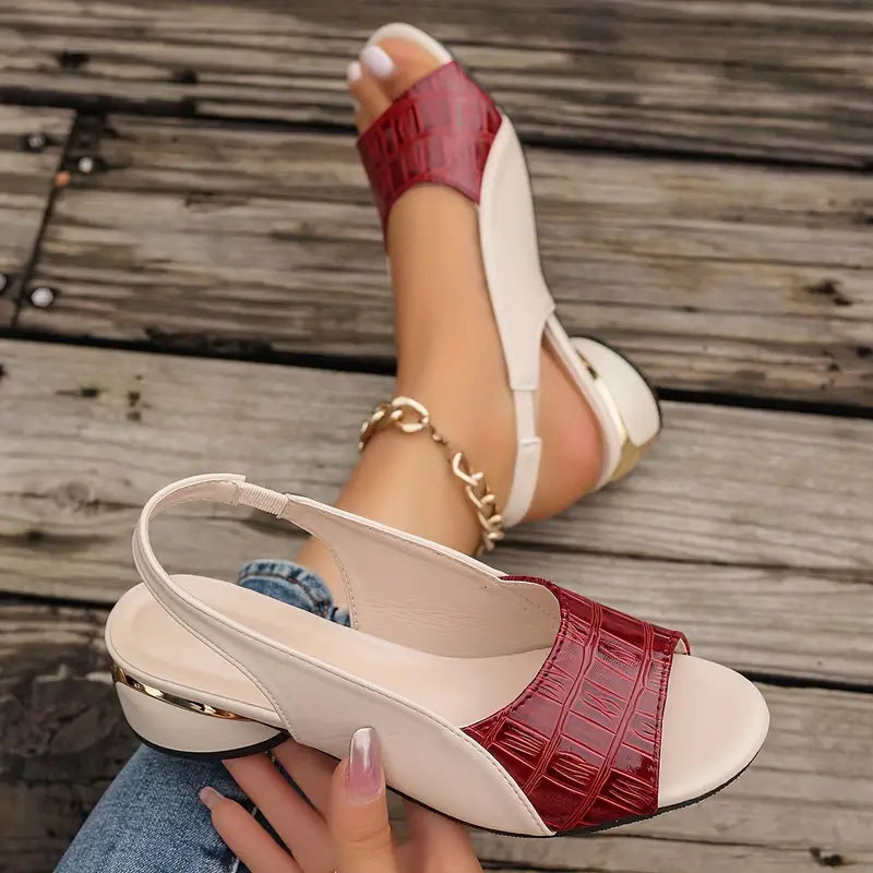 Camille | Elegant Comfort Slingback Sandals