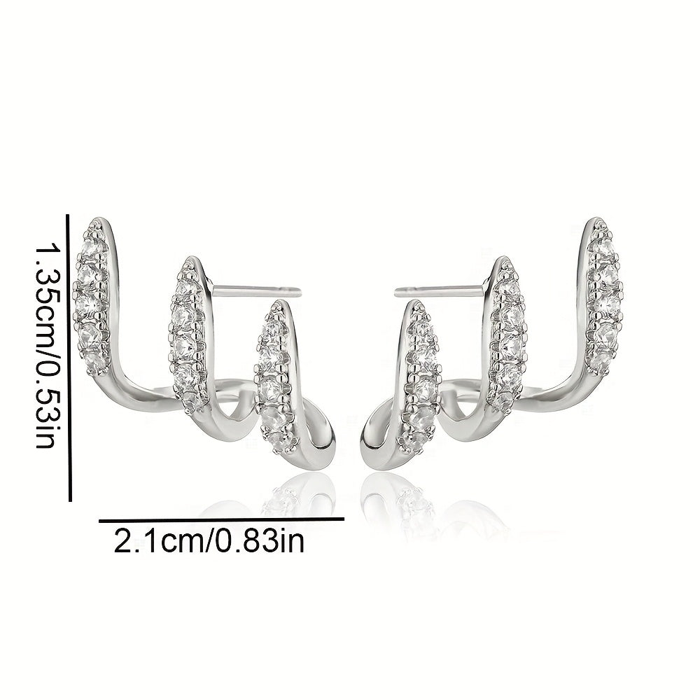 Chic Double Hoop Earrings