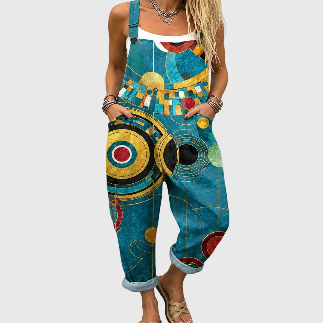 Cozy Graphic Jumpsuit