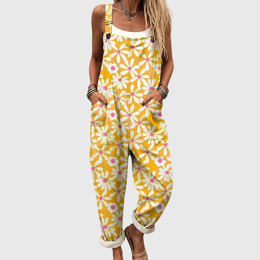 Cozy Graphic Jumpsuit