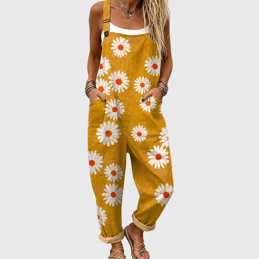 Cozy Patterned Jumpsuit