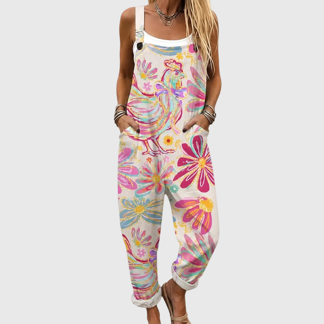 Cozy Printed Jumpsuit