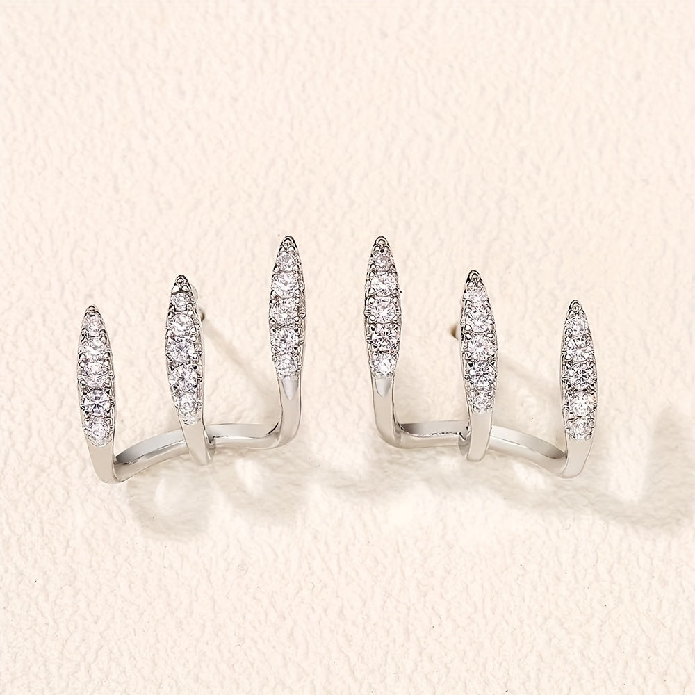 Chic Double Hoop Earrings