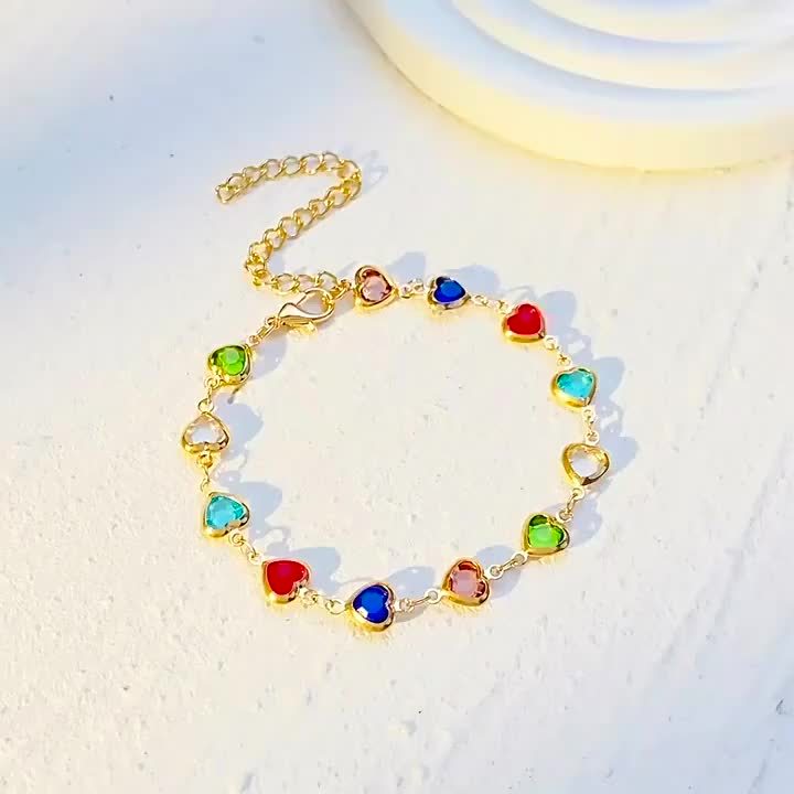 Distinctive Heart-Designed Bracelet