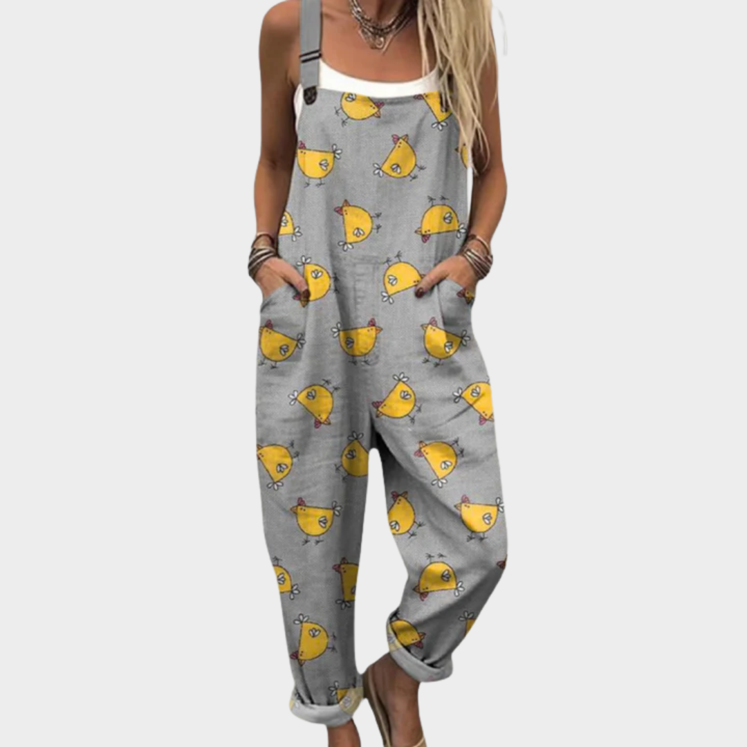 Cozy Printed Jumpsuit