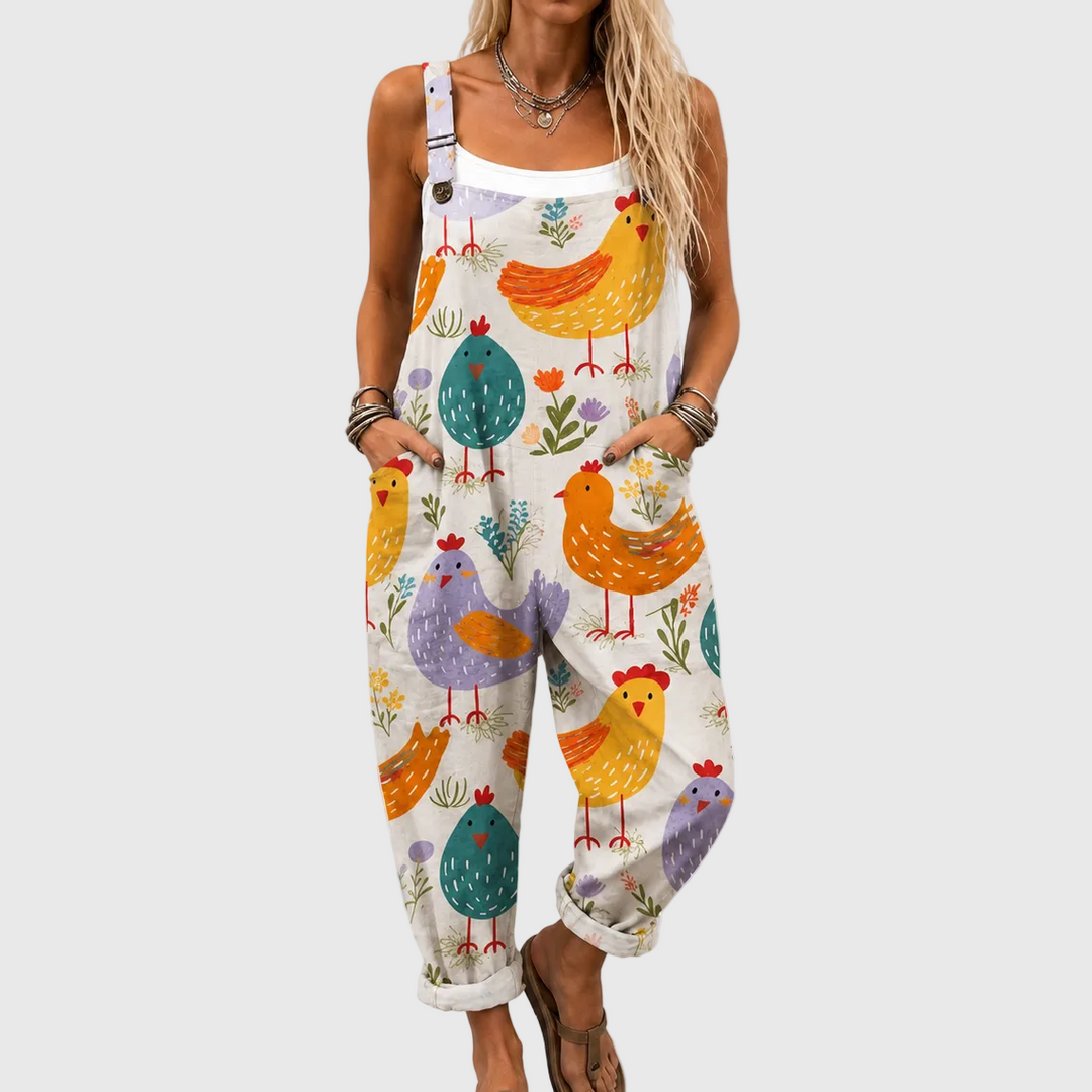 Cozy Printed Jumpsuit