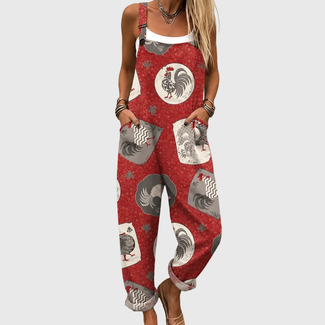Cozy Printed Jumpsuit