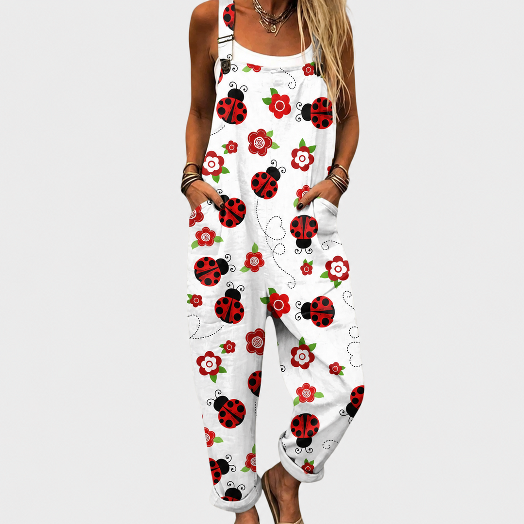 Cozy Printed Jumpsuit