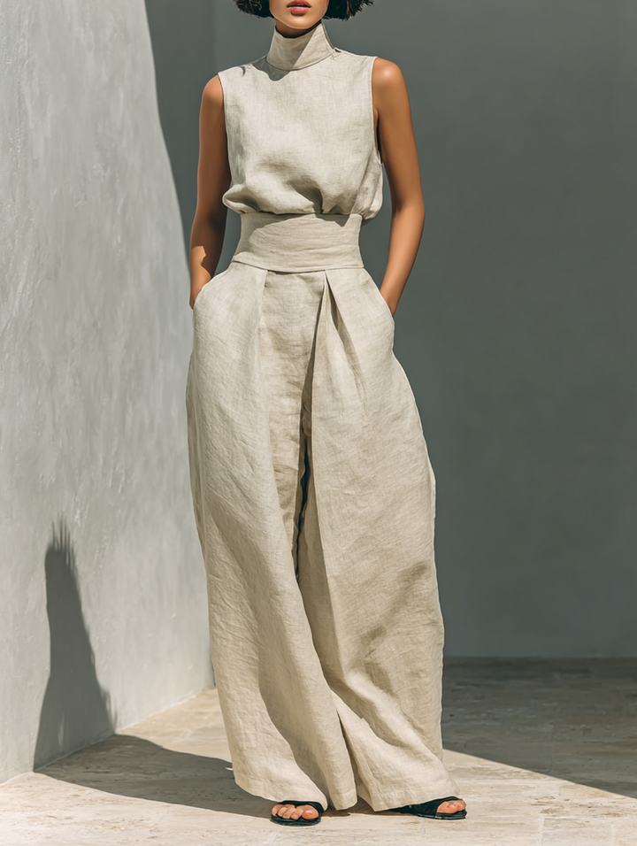 Arielle™ | Sandstone Linen Blend Set