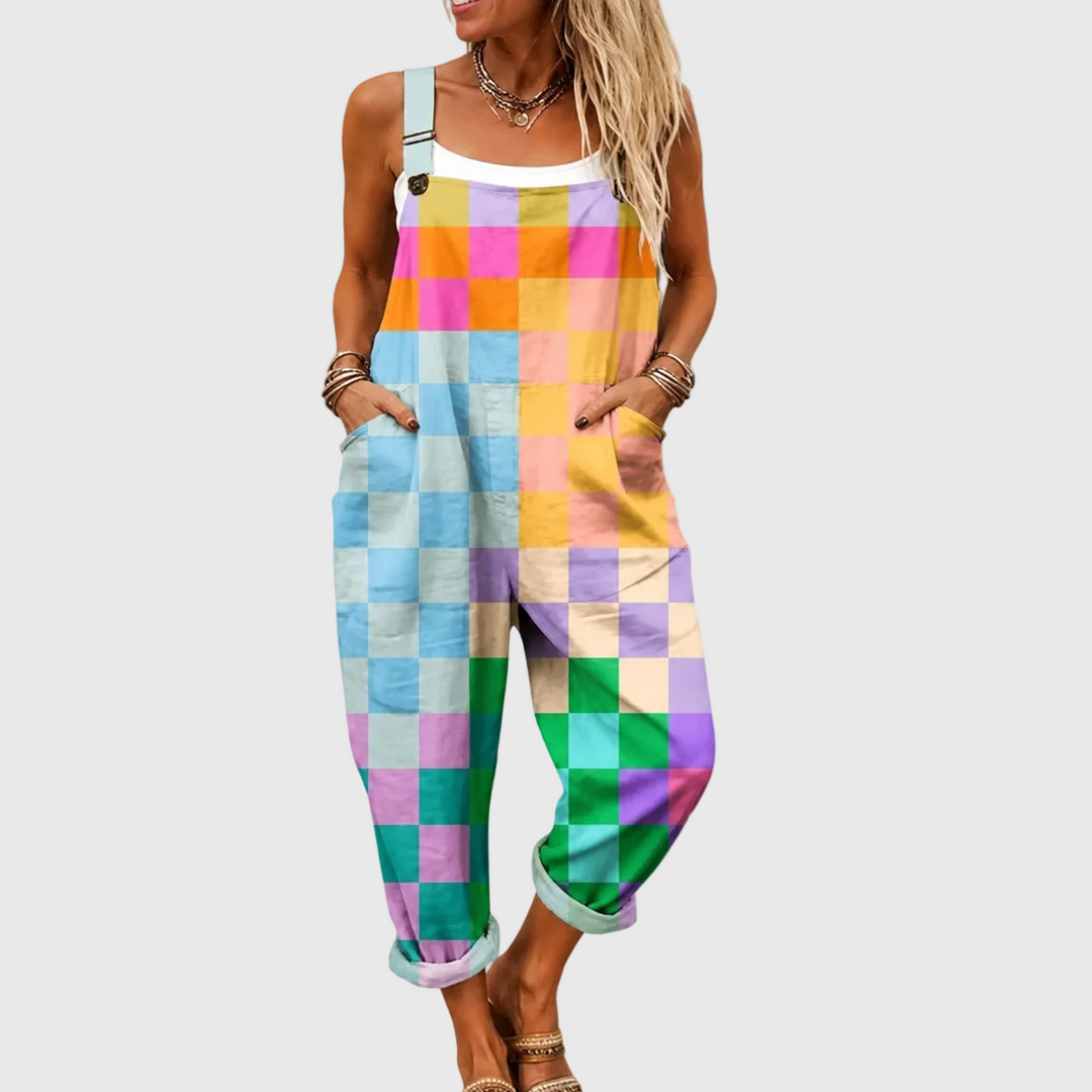 Cozy Graphic Jumpsuit