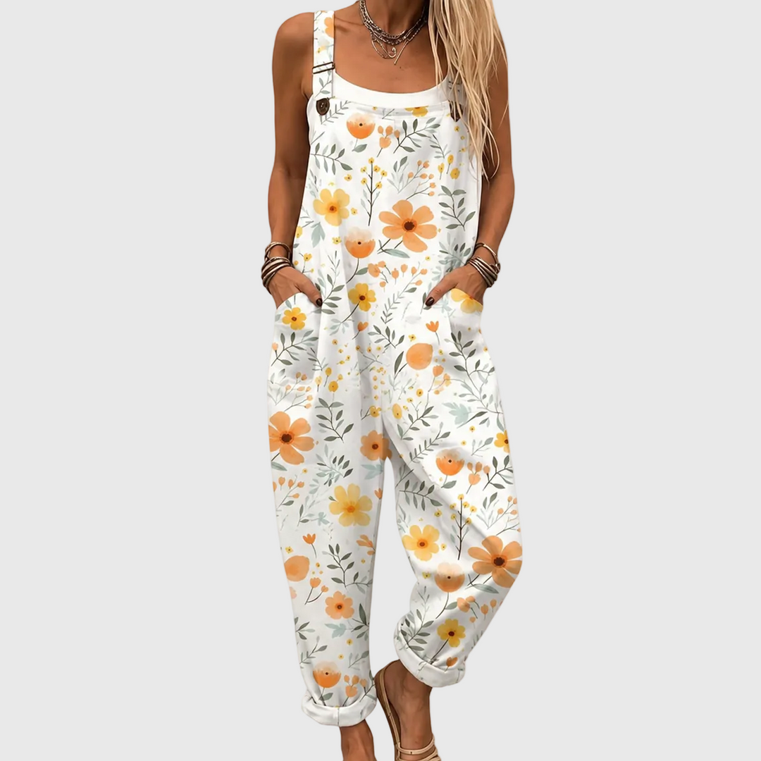 Cozy Patterned Jumpsuit