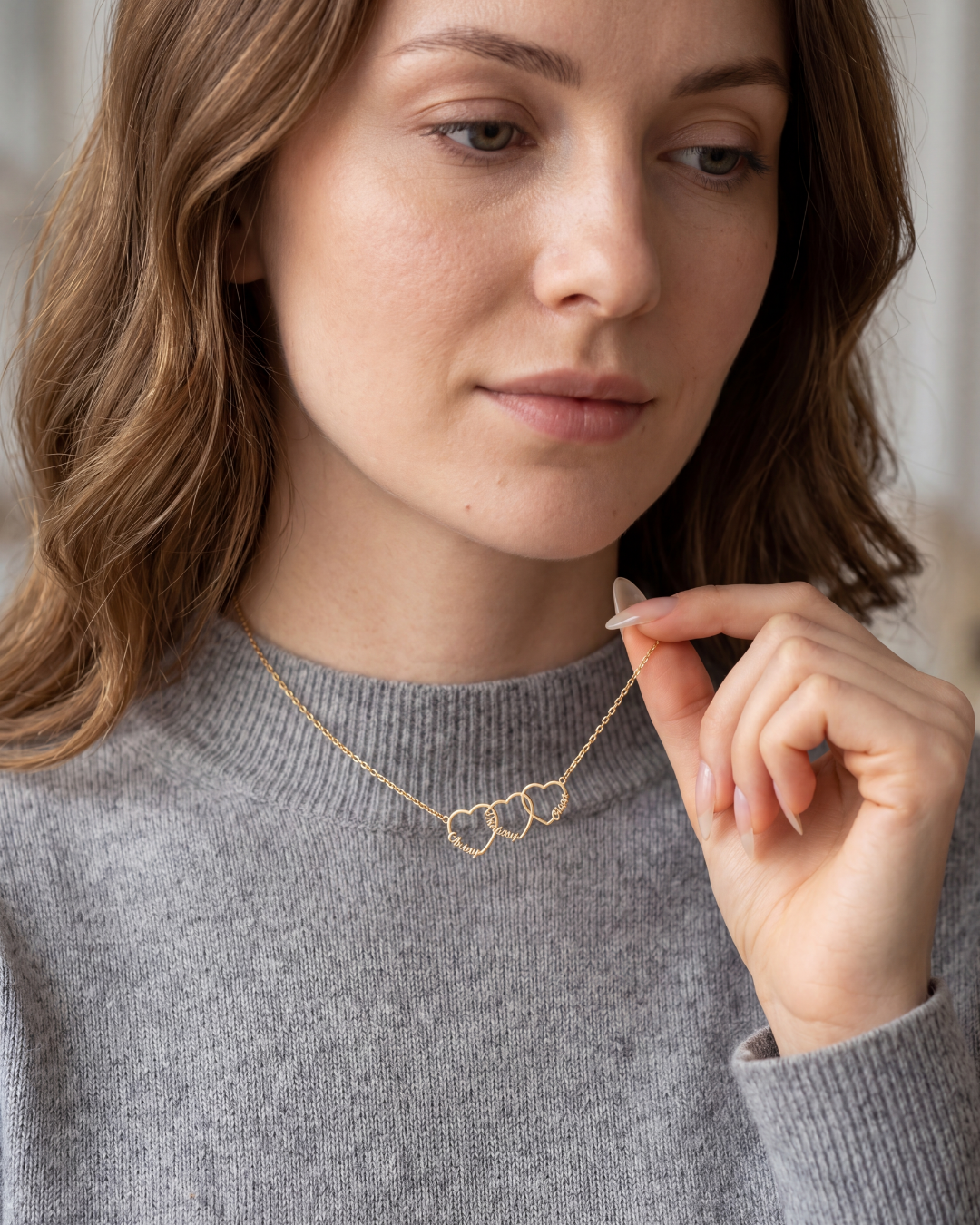 Aurore Necklace: Customizable Words of Choice