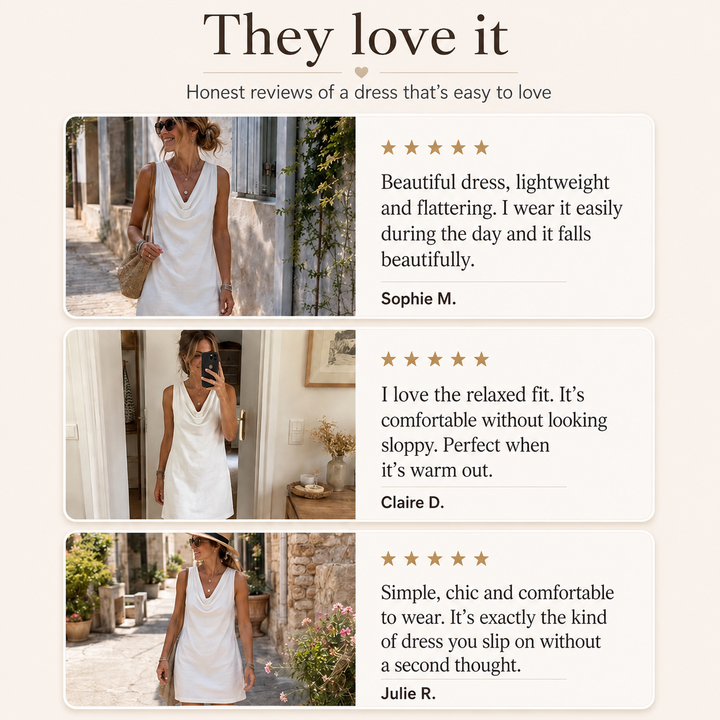 Maeve™ | Modern Drape Sleeveless Mini Dress