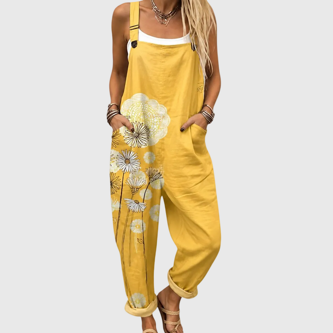 Cozy Graphic Jumpsuit