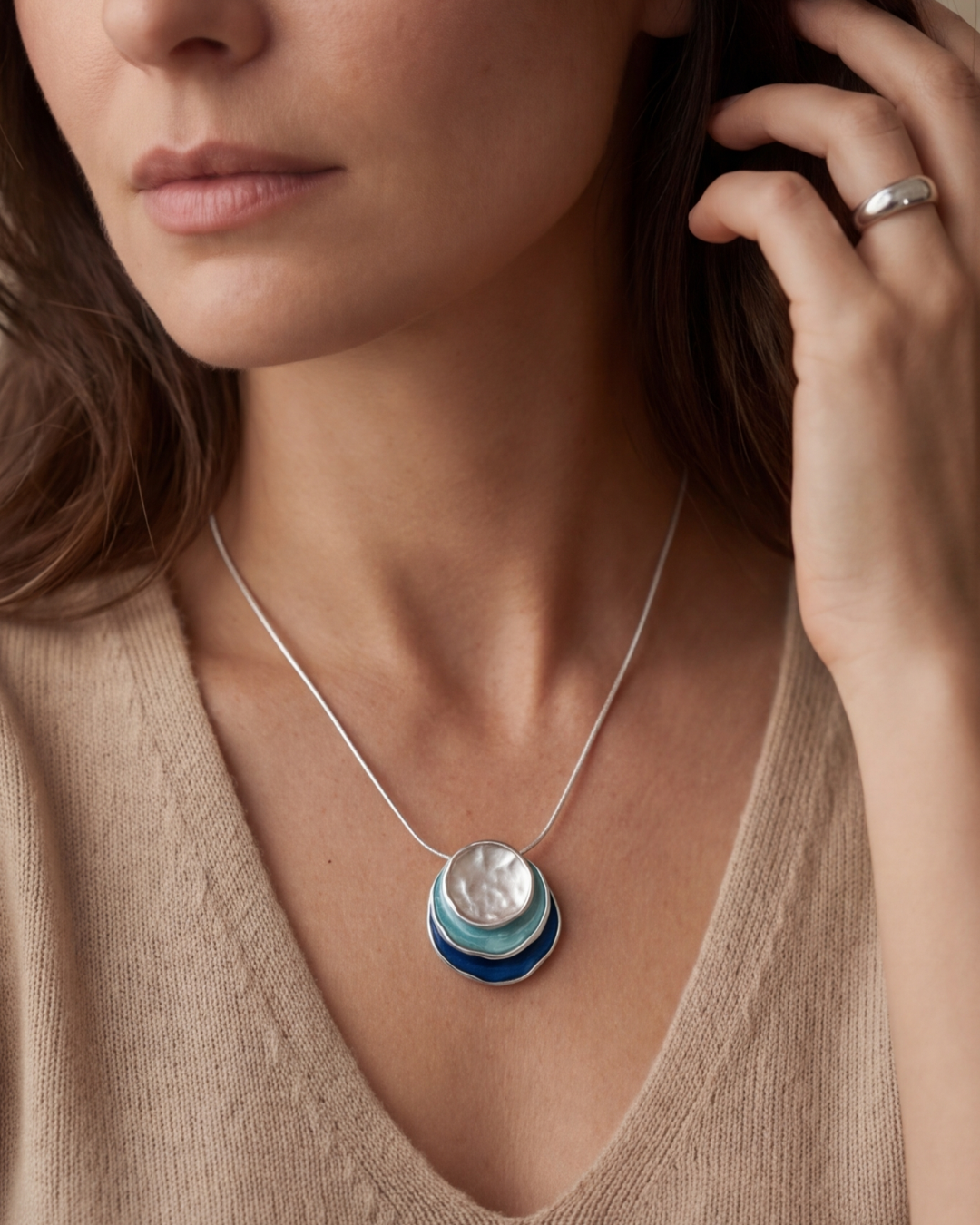Equestrian-Inspired Mare Pendant Necklace