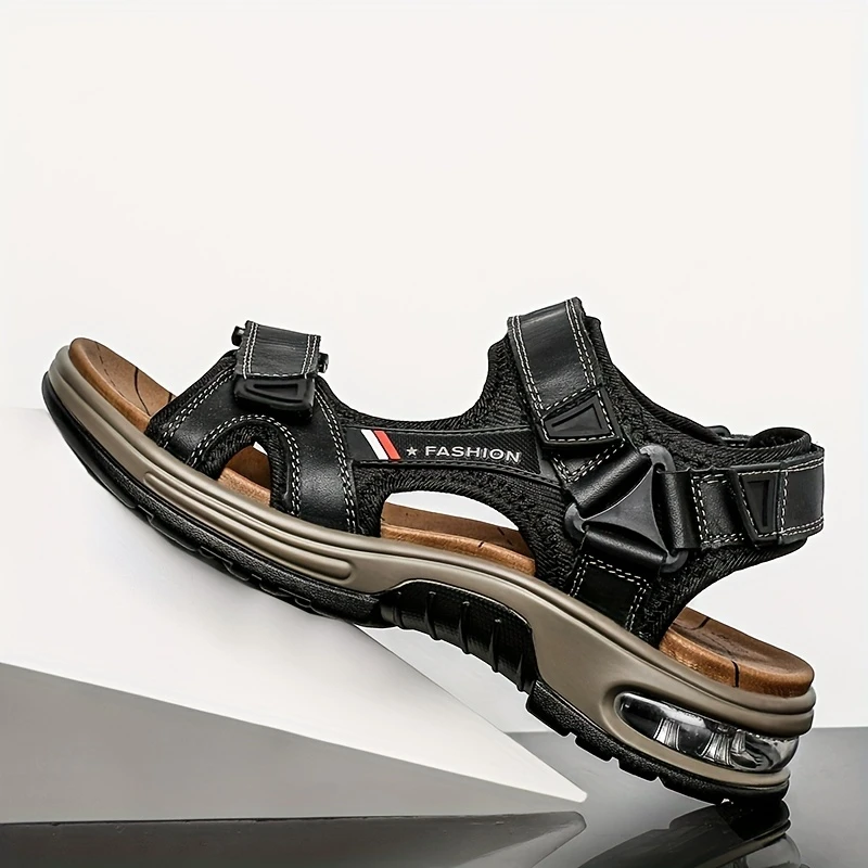 Bennett™ | AirCushion Adjustable Leather Sandals